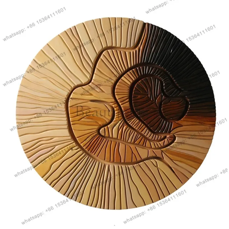 High sense abstract three-dimensional wood carving decorative painting hand-painted art installation painting
High sense abstract three-dimensional wood carving decorative painting hand-painted art installation painting