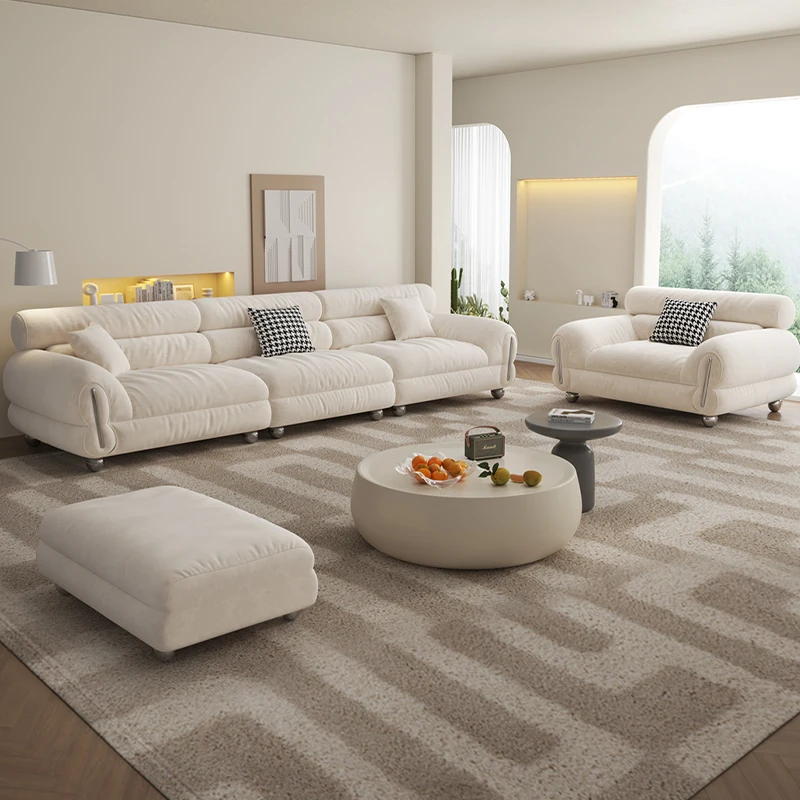 cloud fabric sofa, living room household small apartment, modern simple French style, straight row cat scratching cloth sofa
cloud fabric sofa, living room household small apartment, modern simple French style, straight row cat scratching cloth sofa