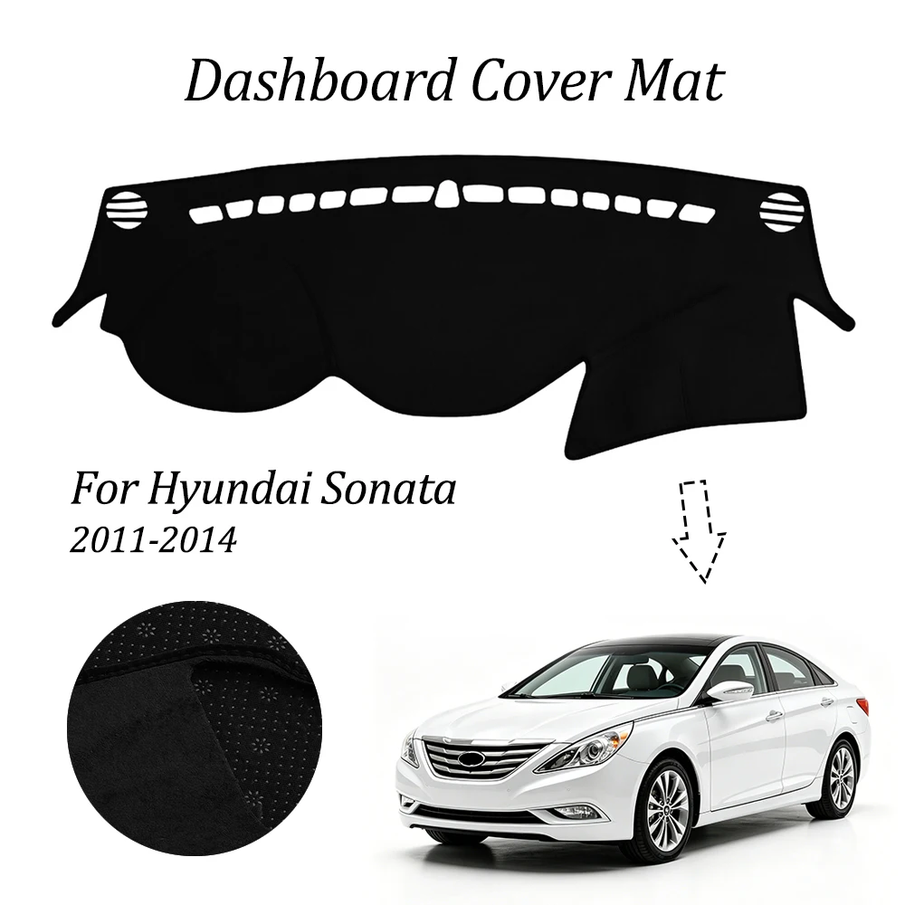 Car Dashboard Cover Anti-skid Mat Reflect Light non-slip Instrument Pan Auto Accessories For 2011 2012 2013 2014 Hyundai Sonata
Car Dashboard Cover Anti-skid Mat Reflect Light non-slip Instrument Pan Auto Accessories For 2011 2012 2013 2014 Hyundai Sonata