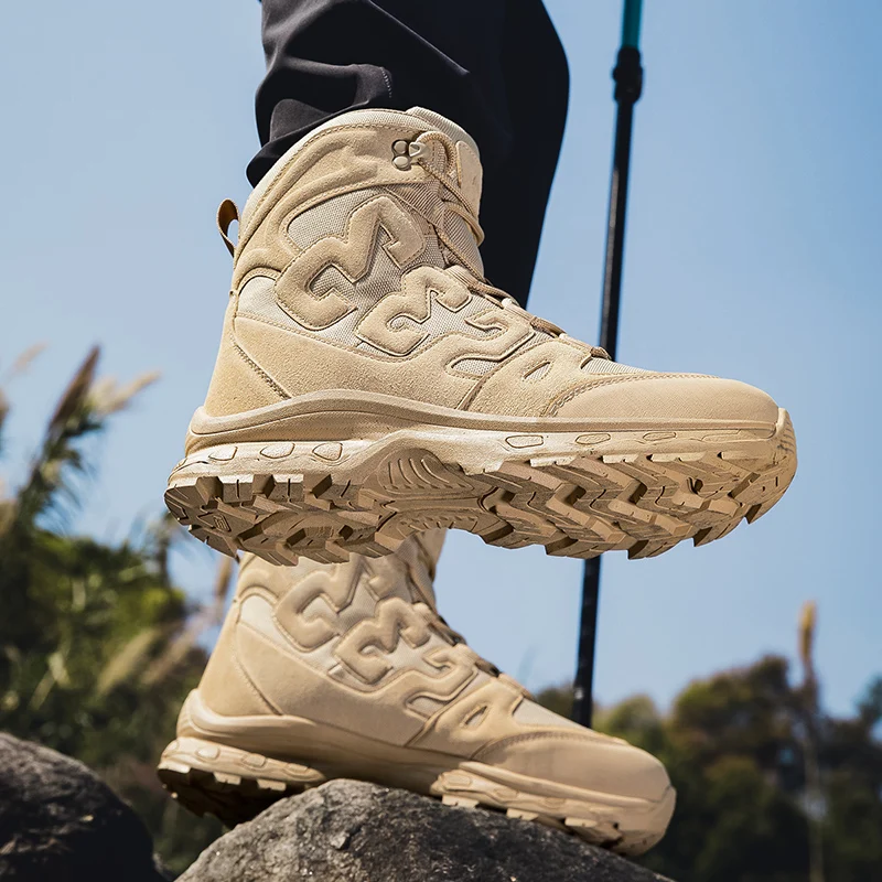 Men's High-Top Outdoor Boots Autumn Winter Climbing Mountain Off-Road Tactical Boots Comfortable Work Safty Shoe Zapatillas Male
Men's High-Top Outdoor Boots Autumn Winter Climbing Mountain Off-Road Tactical Boots Comfortable Work Safty Shoe Zapatillas Male