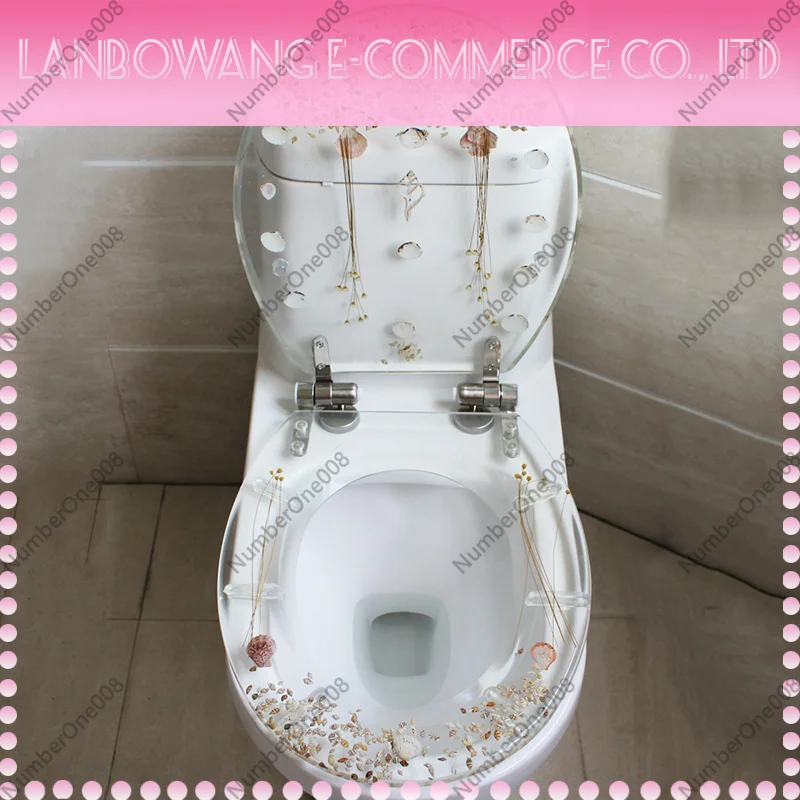 47*38CM High-grade Beautiful Resin Toilet Seat Cover Stainless Steel Slow Down Toilet Cover Mute Thickened U/V/O Universal
47*38CM High-grade Beautiful Resin Toilet Seat Cover Stainless Steel Slow Down Toilet Cover Mute Thickened U/V/O Universal