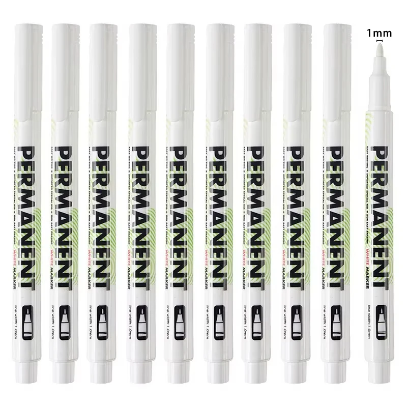 1/3/5PCS White Marker Pens 0.8mm 1.0mm 2.0mm 2.8mm 5mm Fast Drying Permanent Oily Waterproof Paint Tire Markers Graffiti Pens
1/3/5PCS White Marker Pens 0.8mm 1.0mm 2.0mm 2.8mm 5mm Fast Drying Permanent Oily Waterproof Paint Tire Markers Graffiti Pens
