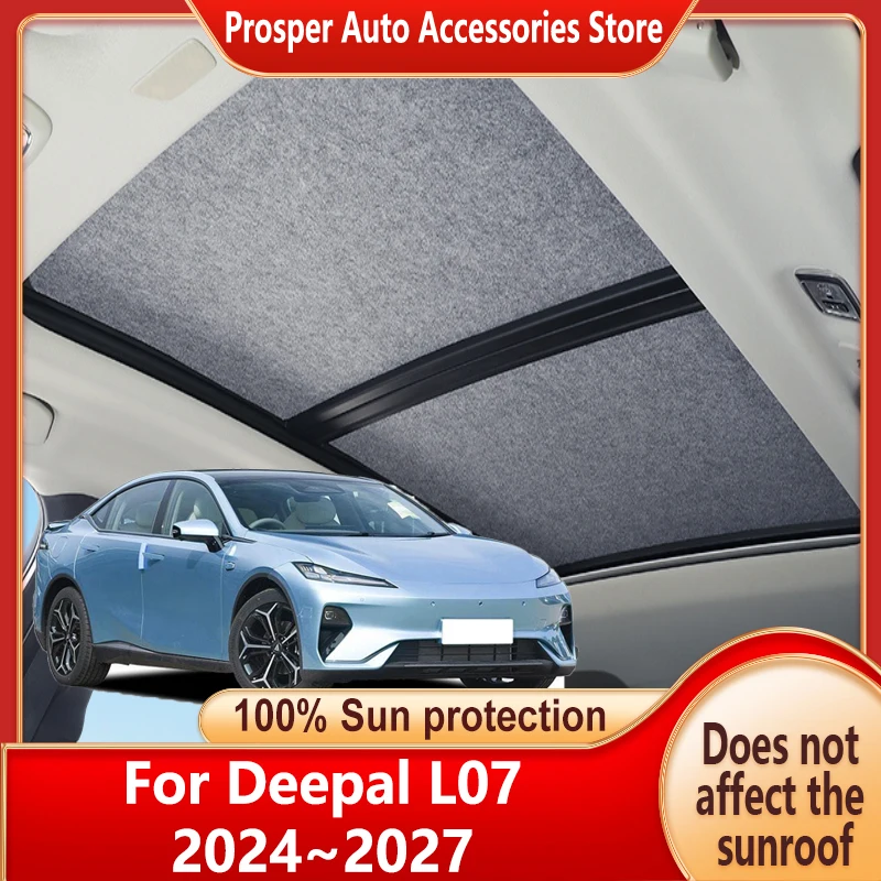 Panoramic Sunroof Insulation Roof Visor For Deepal L07 2024~2027 2026 Sun Protection Electrostatic Adsorption Curtain Sunshade
Panoramic Sunroof Insulation Roof Visor For Deepal L07 2024~2027 2026 Sun Protection Electrostatic Adsorption Curtain Sunshade