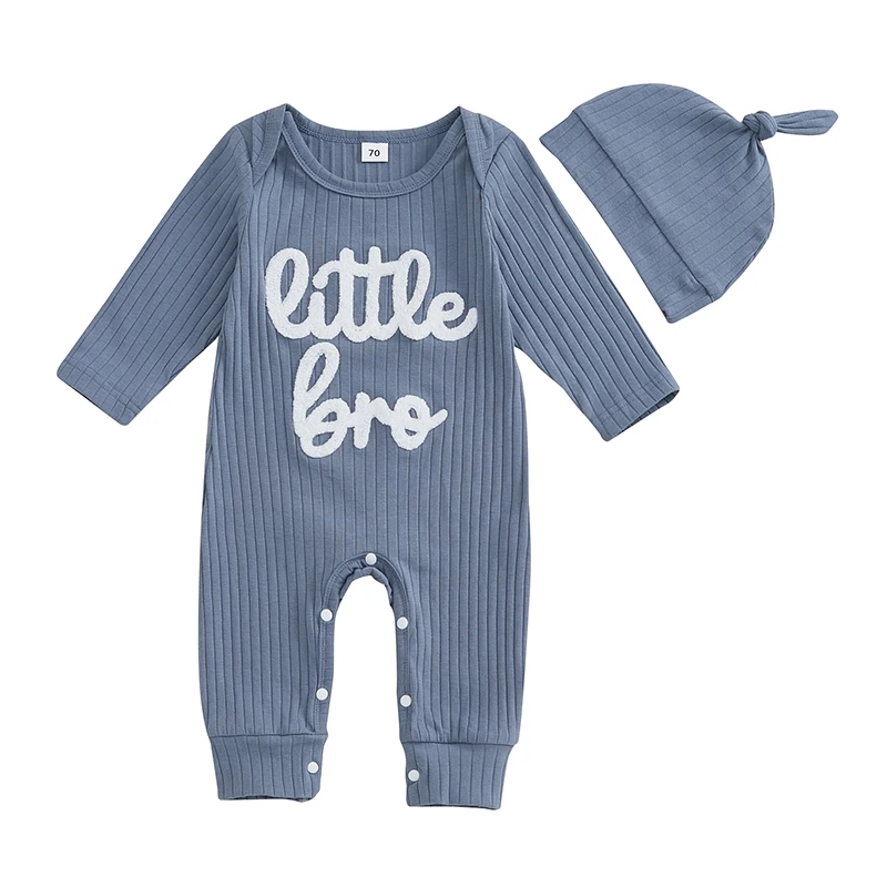 Newborn Baby Boys Girls Romper Long Sleeve Lil Bro Letter Print Solid Color Bodysuit Jumpsuit
Newborn Baby Boys Girls Romper Long Sleeve Lil Bro Letter Print Solid Color Bodysuit Jumpsuit