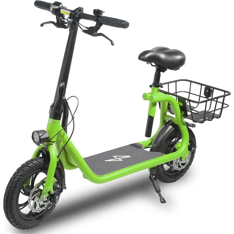Phantomgogo Commuter R1 - Electric Scooter for Adults - Foldable Scooter with Seat & Carry Basket - 450W Brushless Motor 36V
Phantomgogo Commuter R1 - Electric Scooter for Adults - Foldable Scooter with Seat & Carry Basket - 450W Brushless Motor 36V