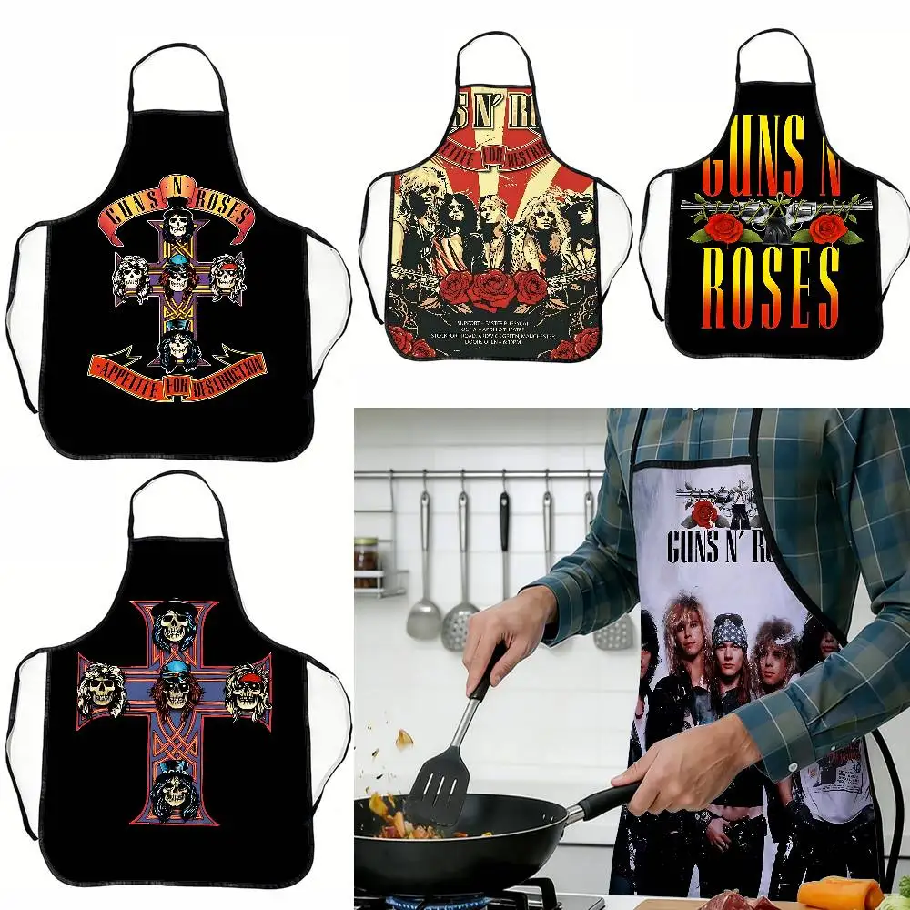 Rock Music Band G-Guns N Roses Print Baking Apron For Women Men Washable Non-Woven Kitchen Apron Cafe Dessert Chef For Cooking
Rock Music Band G-Guns N Roses Print Baking Apron For Women Men Washable Non-Woven Kitchen Apron Cafe Dessert Chef For Cooking