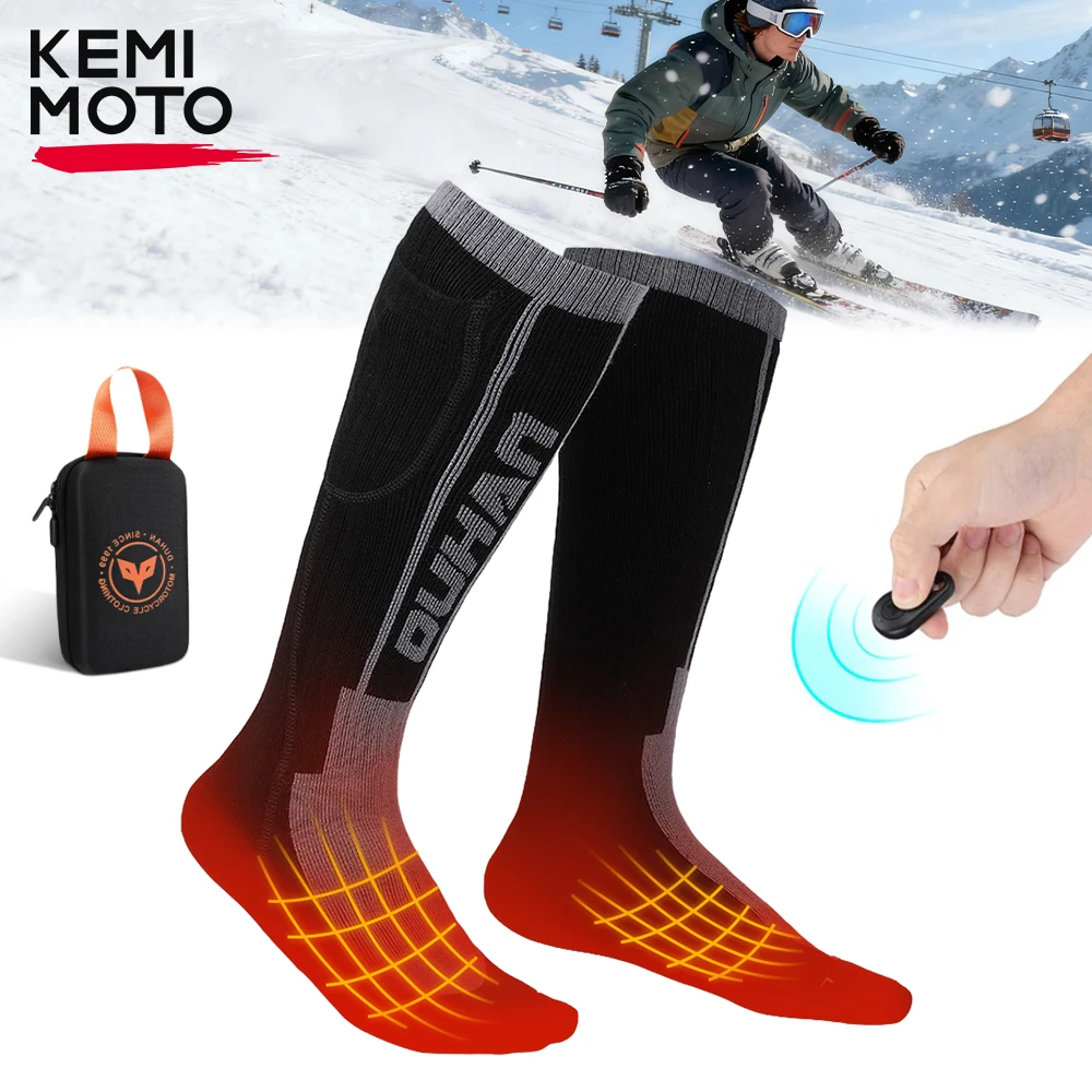 Outdoor Heated Socks 3 Heat Levels Remote Control Electric Winter Thermal Men Women for Motorcycle ATV UTV Riders Gear
Outdoor Heated Socks 3 Heat Levels Remote Control Electric Winter Thermal Men Women for Motorcycle ATV UTV Riders Gear