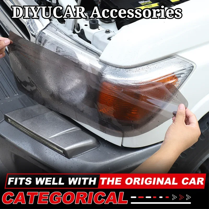 Для Toyota LC76 2007-2026: Декоративная пленка-наклейка из ТПУ черного цвета для передних и задних фар, указателей поворота, внешние аксессуары
Для Toyota LC76 2007-2026: Декоративная пленка-наклейка из ТПУ черного цвета для передних и задних фар, указателей поворота, внешние аксессуары