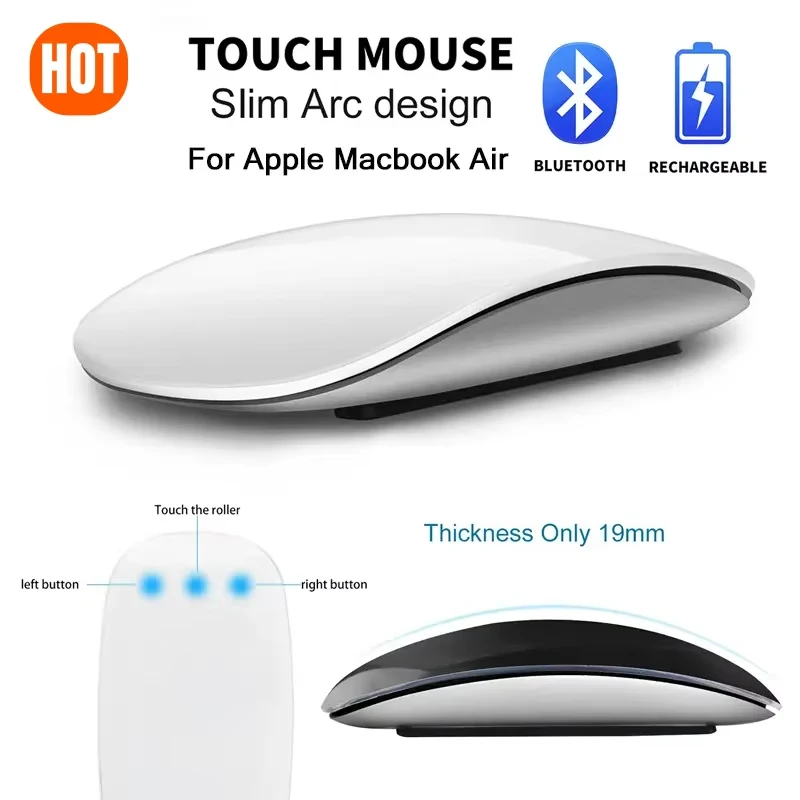 Upgrade Wireless Bluetooth Magic Computer Mouse Rechargeable Touch Slim Ergonomic Dual-Mode Silent PC Mice For Apple Macbook Air
Upgrade Wireless Bluetooth Magic Computer Mouse Rechargeable Touch Slim Ergonomic Dual-Mode Silent PC Mice For Apple Macbook Air