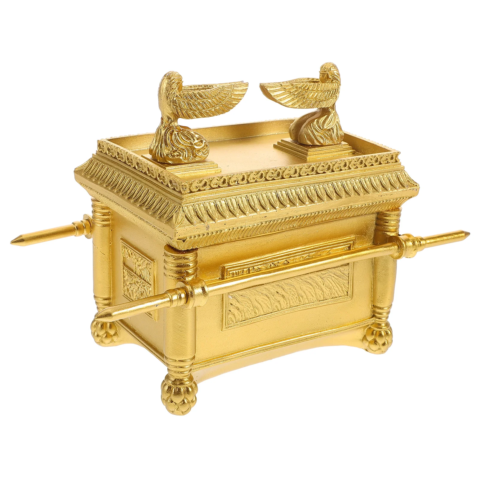 Ark of Ornaments Religious Desktop Party Decorations Church for Sanctuary Gift Gold Stand Faith Accessories
Ark of Ornaments Religious Desktop Party Decorations Church for Sanctuary Gift Gold Stand Faith Accessories