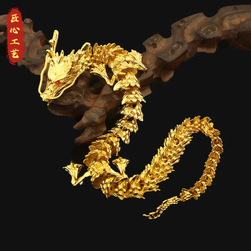 New Five-Claw Golden Ornament Metal Craft Decoration Jiachen Year Zodiac Dragon Handheld Piece
New Five-Claw Golden Ornament Metal Craft Decoration Jiachen Year Zodiac Dragon Handheld Piece