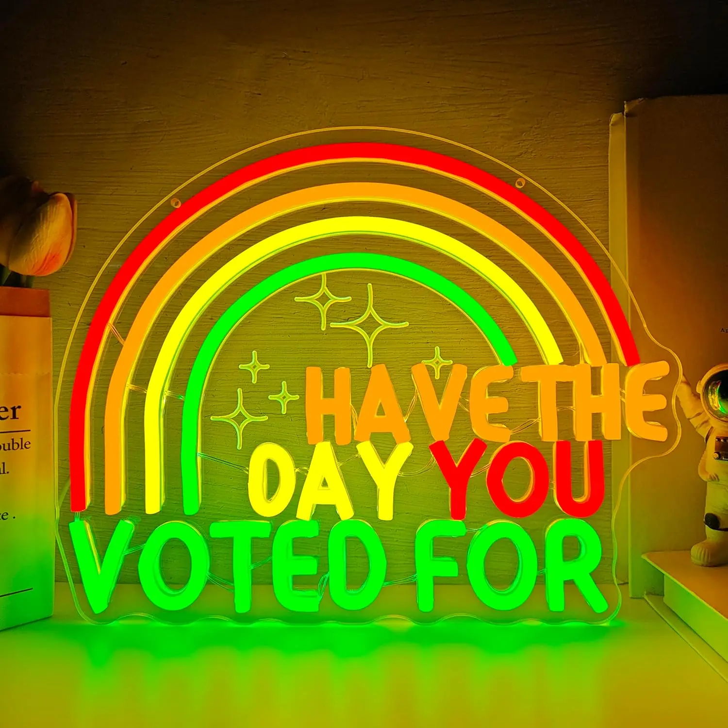 "Have The Day You Voted For" Neon Sign USB Powered LED Light Funny Voting Led Sign Election Year Sign Liberal Activist Gift
"Have The Day You Voted For" Neon Sign USB Powered LED Light Funny Voting Led Sign Election Year Sign Liberal Activist Gift