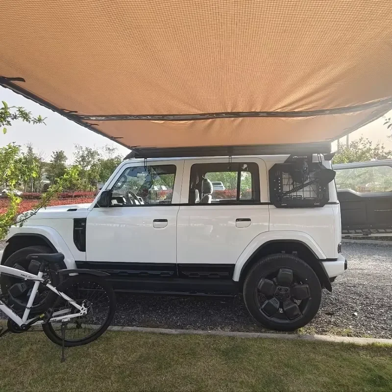 Hard-Shell Polyester Waterproof Car Side Tents and Sunshade Awnings for Pickup Trucks and SUVs with Aluminum Alloy Frame
Hard-Shell Polyester Waterproof Car Side Tents and Sunshade Awnings for Pickup Trucks and SUVs with Aluminum Alloy Frame