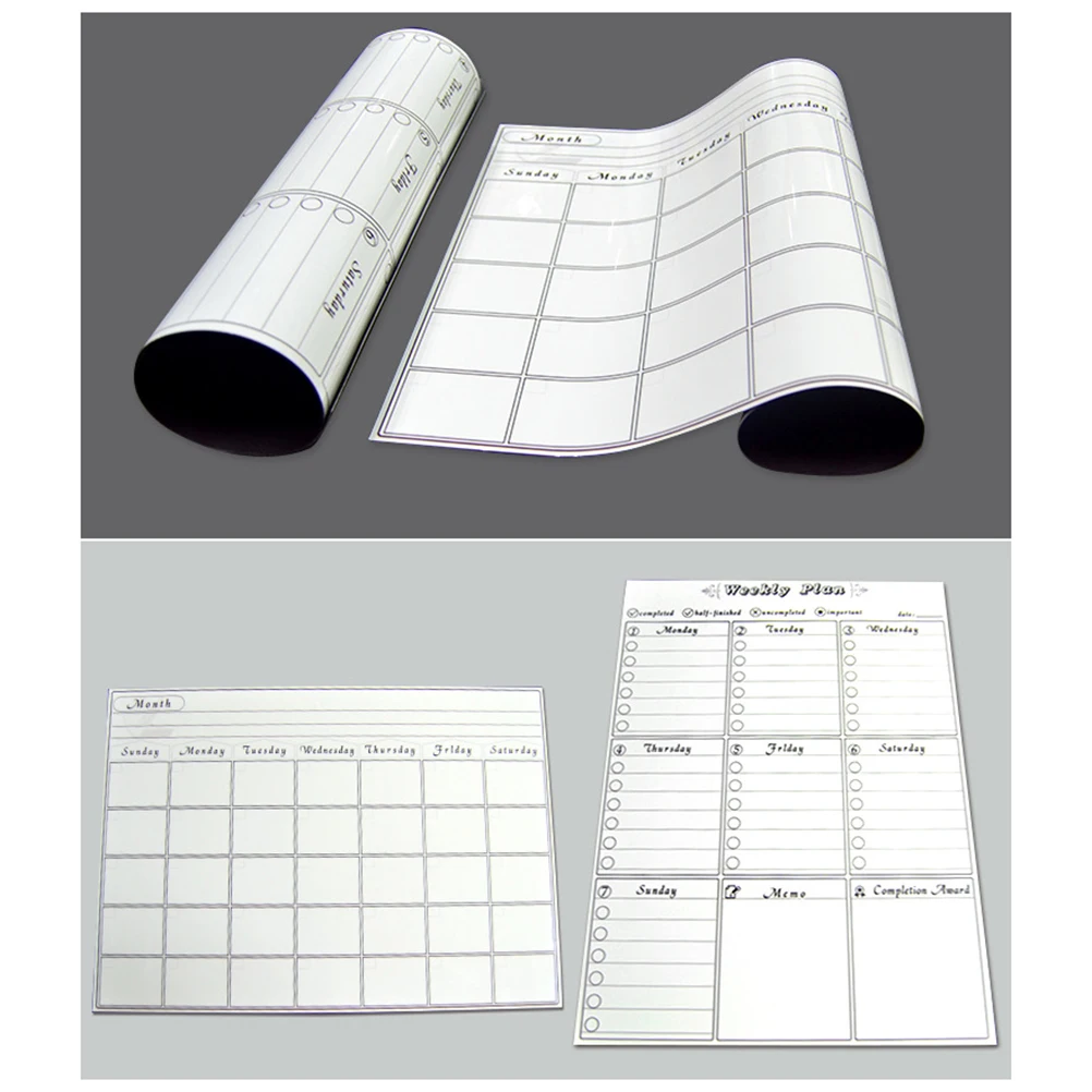White Board for Fridge Magnetic Whiteboard Calendar Stickers Label Schedule Wall Calendars 
White Board for Fridge Magnetic Whiteboard Calendar Stickers Label Schedule Wall Calendars