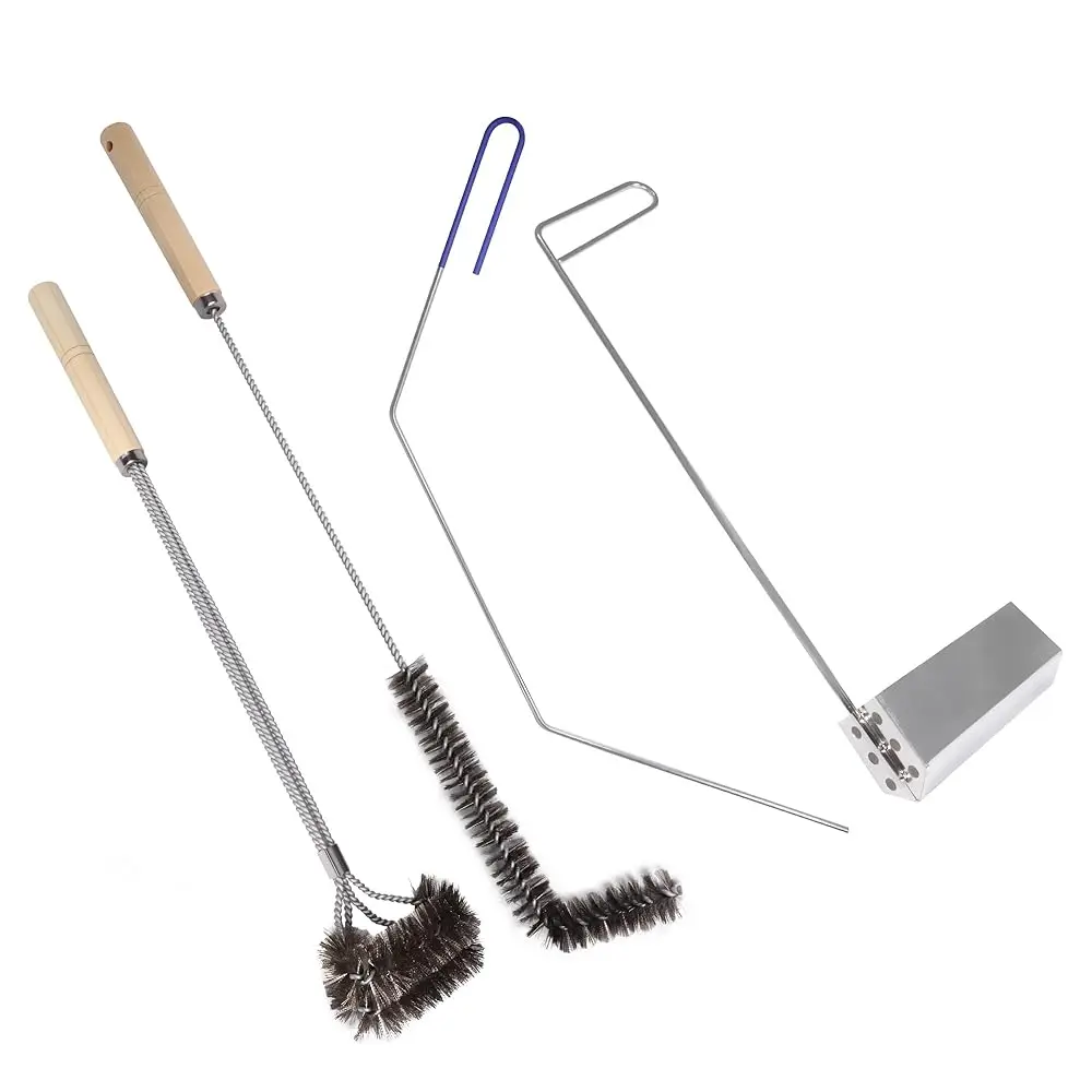 4 PCS Fryer Cleaning Tools with Deep Fryer Stainless Steel L-Shaped Brush, Deep Fryer Crumb Scoop, Deep Fryer Cleanout Rod, L
4 PCS Fryer Cleaning Tools with Deep Fryer Stainless Steel L-Shaped Brush, Deep Fryer Crumb Scoop, Deep Fryer Cleanout Rod, L