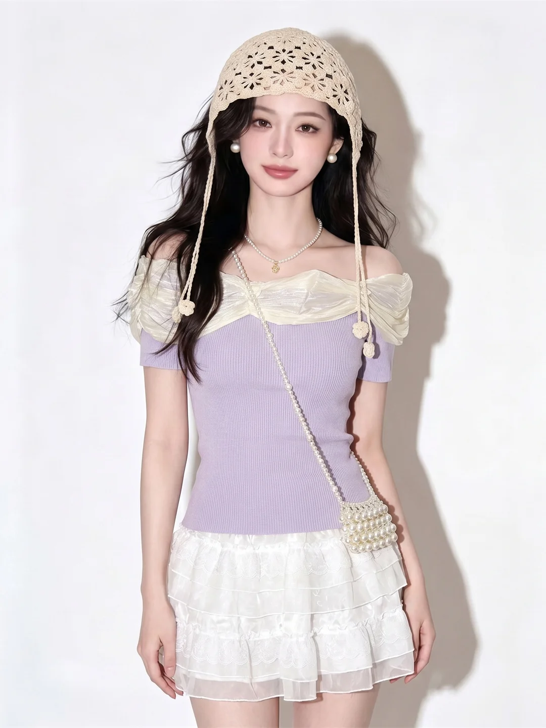 Korean Style Fashionable Knitted Short Sleeve One Shoulder Slim Fit Summer Business Top for Women Elegant Classy Design
Korean Style Fashionable Knitted Short Sleeve One Shoulder Slim Fit Summer Business Top for Women Elegant Classy Design