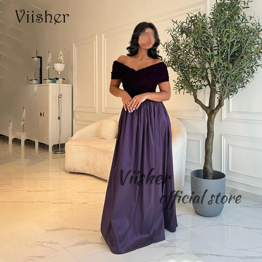 Purple Mermaid Evening Dresses Off Shoulder Arabian Dubai Formal Prom Dress Floor Length Evening Party Gowns Lace Up Back
Purple Mermaid Evening Dresses Off Shoulder Arabian Dubai Formal Prom Dress Floor Length Evening Party Gowns Lace Up Back
