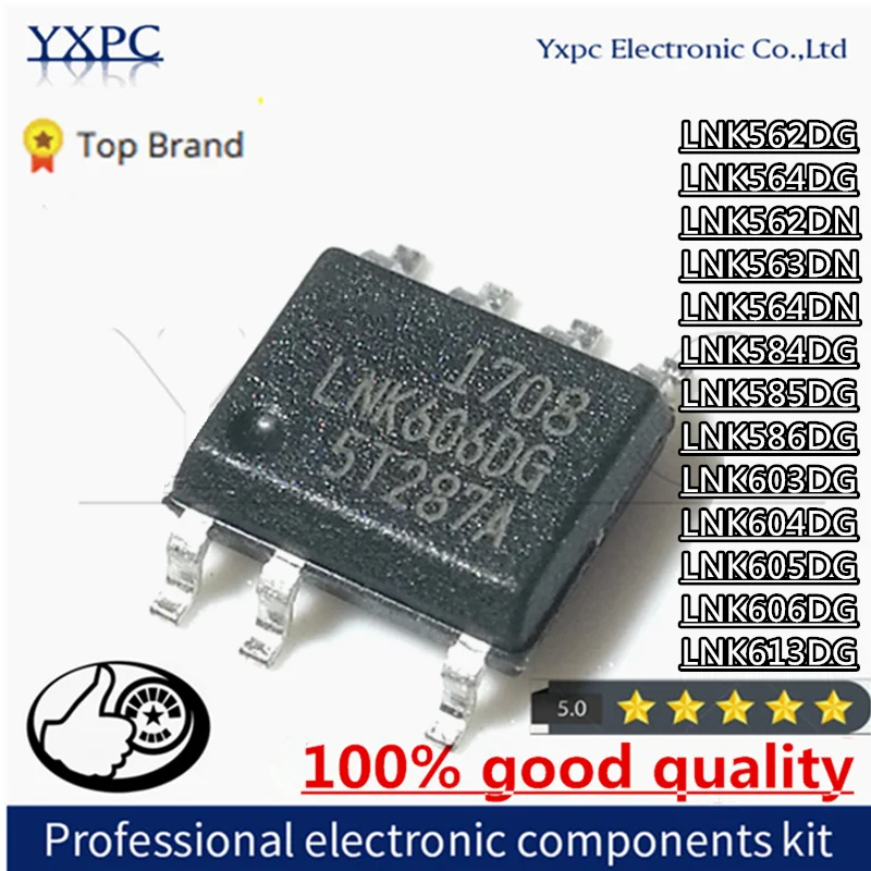 10pcs LNK562DG LNK564DG LNK562DN LNK563DN LNK564DN LNK584DG LNK585DG LNK586DG LNK603DG LNK604DG LNK605DG LNK606DG LNK613DG SOP7
10pcs LNK562DG LNK564DG LNK562DN LNK563DN LNK564DN LNK584DG LNK585DG LNK586DG LNK603DG LNK604DG LNK605DG LNK606DG LNK613DG SOP7