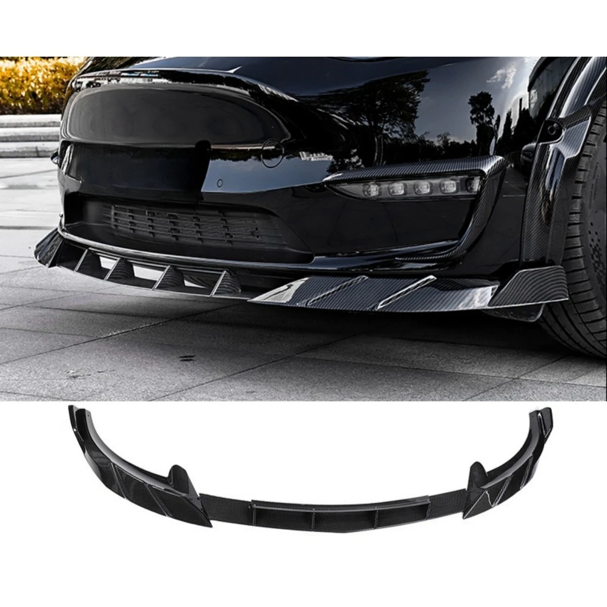 For Tesla Model Y 2021 Car Front Bumper Spoiler Lip Diffuser Modification Part Bumper Guard Protector Cover Car Accessories
For Tesla Model Y 2021 Car Front Bumper Spoiler Lip Diffuser Modification Part Bumper Guard Protector Cover Car Accessories