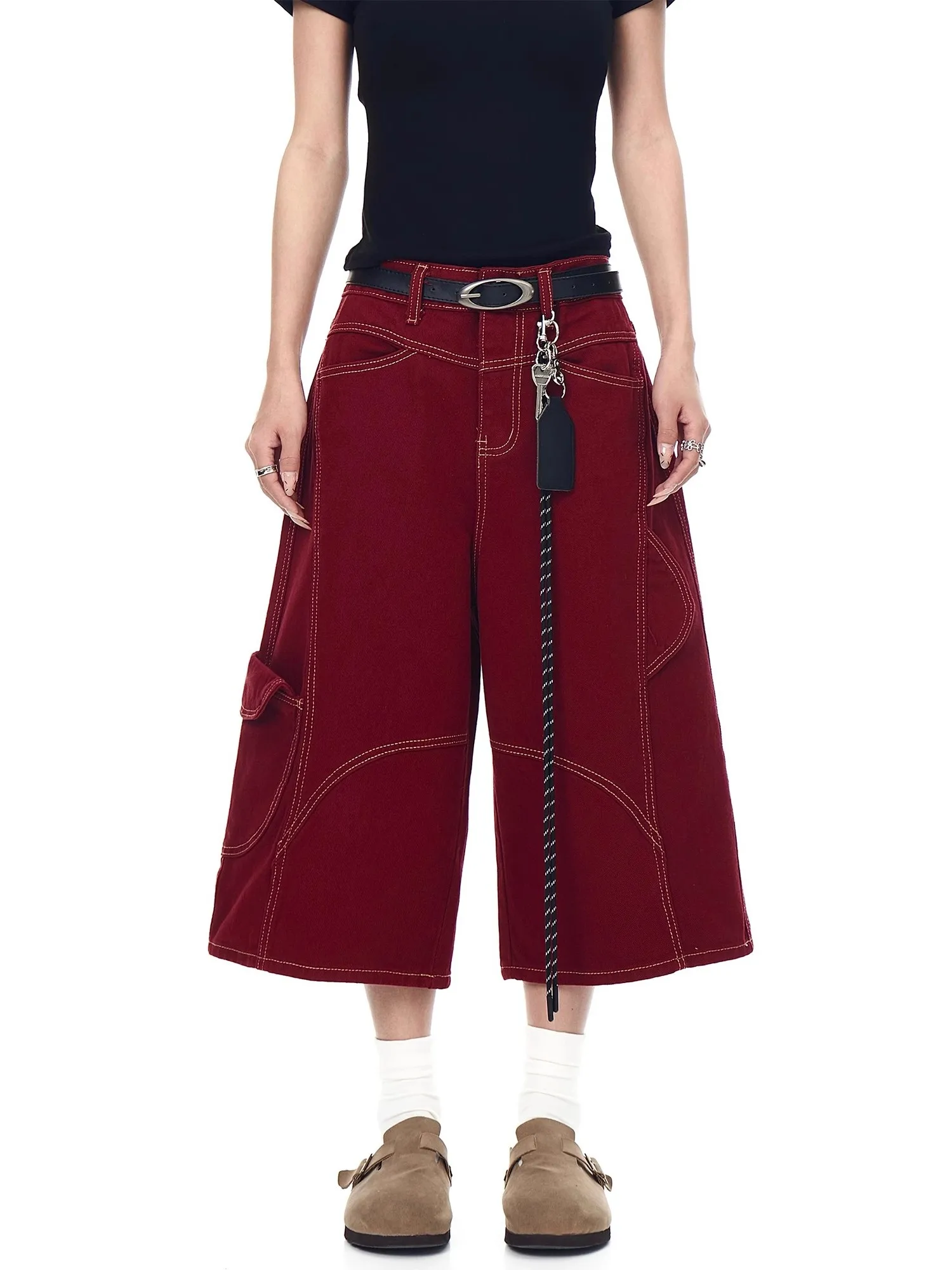 Мужские и женские джинсовые брюки для джазовых танцев в американском стиле ретро, семифутовые брюки, рабочая одежда с несколькими кетами, повседневные прямые брюки
Мужские и женские джинсовые брюки для джазовых танцев в американском стиле ретро, семифутовые брюки, рабочая одежда с несколькими кетами, повседневные прямые брюки