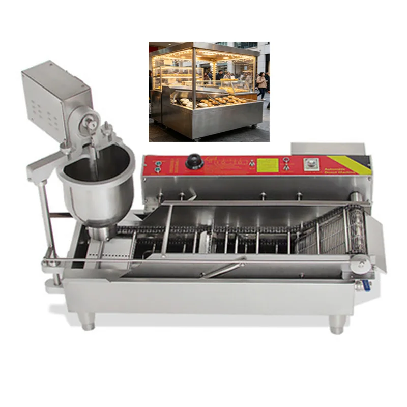 QDMECH Hot Selling Donut Making Machine Gas Electric Dual Use Mini Donut Fryer Equipment
QDMECH Hot Selling Donut Making Machine Gas Electric Dual Use Mini Donut Fryer Equipment