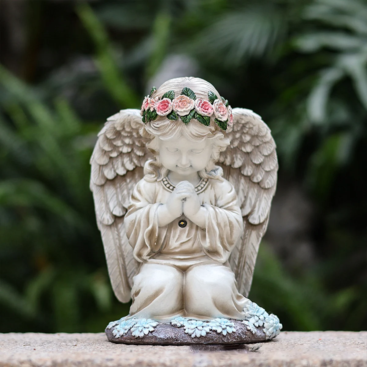 Garden Angel – Solar Statue, Cemetery Solar Angel | Waterproof Resin Praying Angel Garden Decoration with Garland, Solar Light
Garden Angel – Solar Statue, Cemetery Solar Angel | Waterproof Resin Praying Angel Garden Decoration with Garland, Solar Light