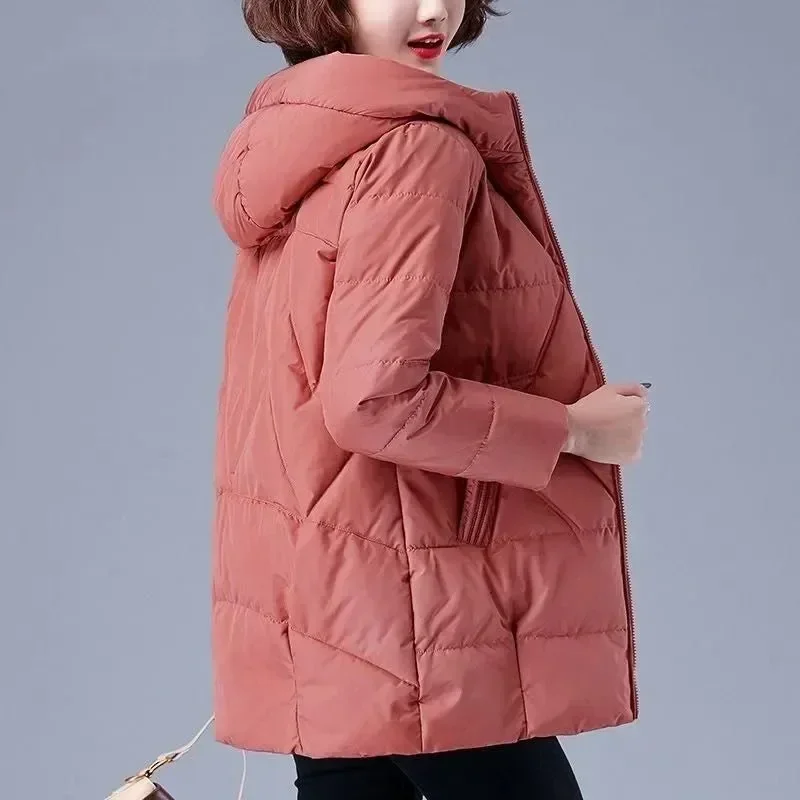 Cotton Coat Women's 2023 New Down Cotton Coat Women's Mid-Length Hooded Coat Thickened Loose Cotton Jacket Women M438
Cotton Coat Women's 2023 New Down Cotton Coat Women's Mid-Length Hooded Coat Thickened Loose Cotton Jacket Women M438
