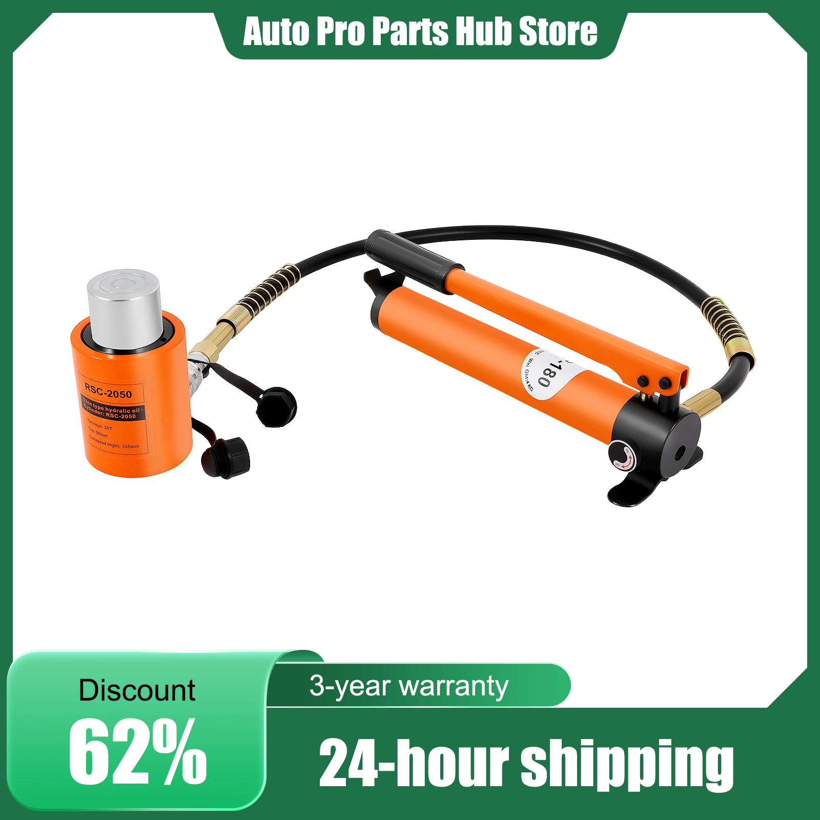 20 Ton Mini Hydraulic Ram Cylinder Jack, with Power Ram, Manual High Pressure Hydraulic Pump, for Machinery Shipbuilding
20 Ton Mini Hydraulic Ram Cylinder Jack, with Power Ram, Manual High Pressure Hydraulic Pump, for Machinery Shipbuilding