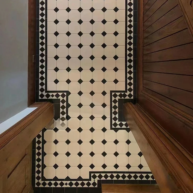 Whole body mosaic tiles, medieval bathroom balcony kitchen porch black and white checkerboard floor tiles
Whole body mosaic tiles, medieval bathroom balcony kitchen porch black and white checkerboard floor tiles