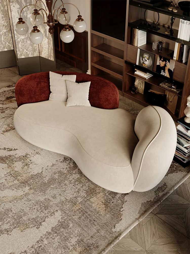 Curved special-shaped sofa, small light luxury designer style, homestay, beauty salon, clothing store, rest area, reception and
Curved special-shaped sofa, small light luxury designer style, homestay, beauty salon, clothing store, rest area, reception and