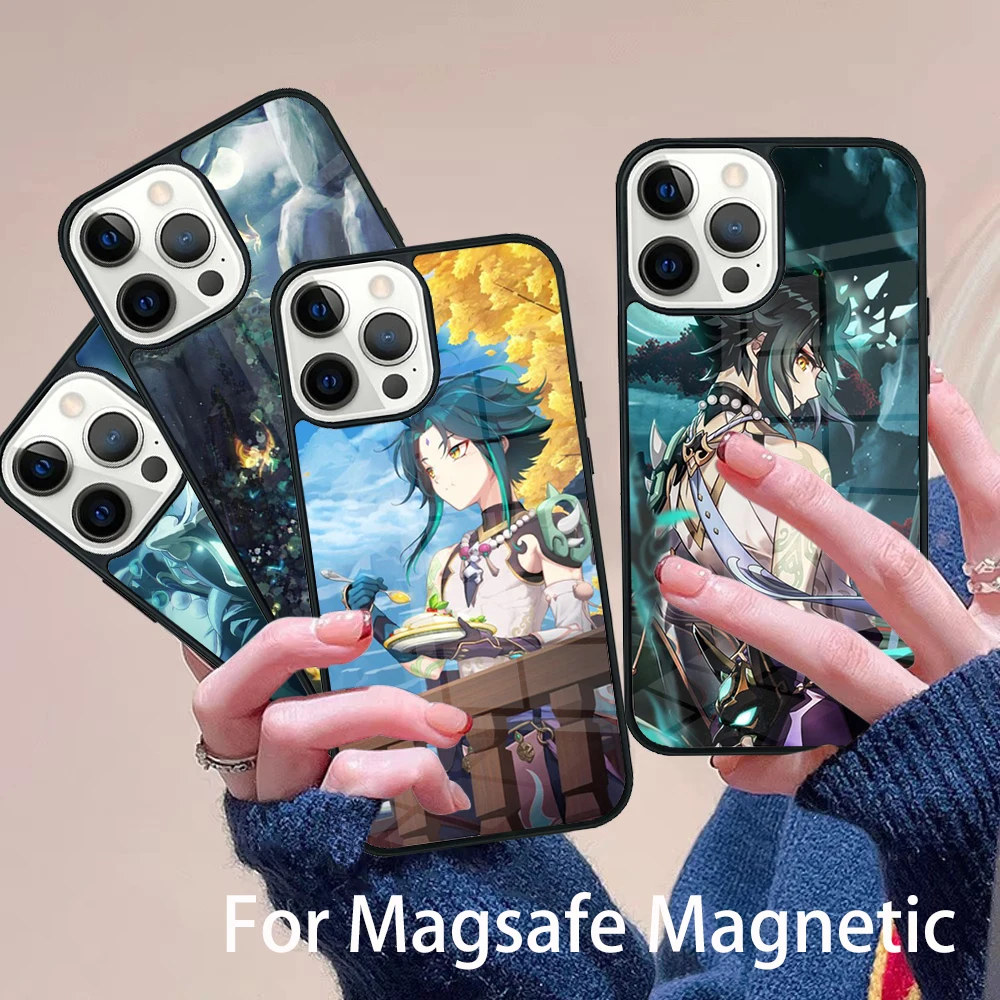 Xiao Genshin Impact Phone Case Magesafe Magnetic Wireless Charge Cover For IPhone 16 11 12 13 14 15 Pro Max Plus Mini
Xiao Genshin Impact Phone Case Magesafe Magnetic Wireless Charge Cover For IPhone 16 11 12 13 14 15 Pro Max Plus Mini