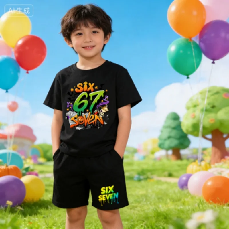 Boy Girl New Model Summer 2 Piece Set Children T-Shirt Casual 3-12 Age Comfortable Breathable Sportswear Short Sleeve+Shorts 67
Boy Girl New Model Summer 2 Piece Set Children T-Shirt Casual 3-12 Age Comfortable Breathable Sportswear Short Sleeve+Shorts 67