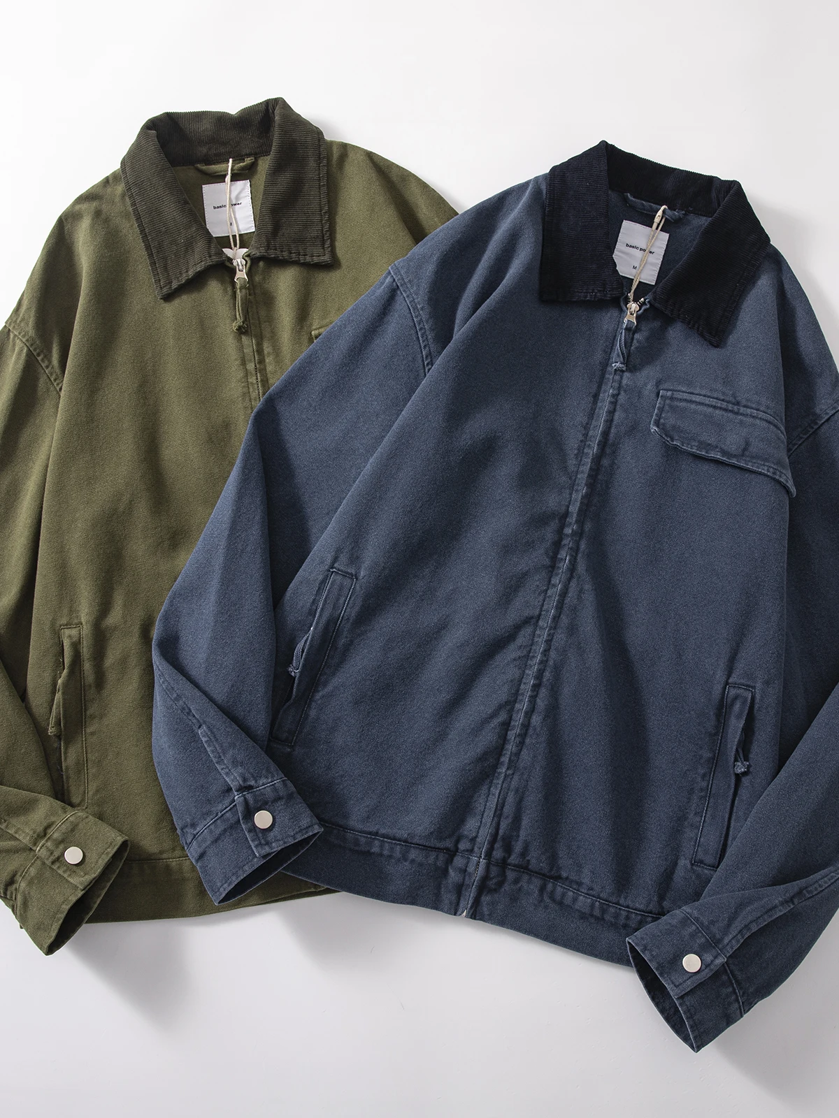 Retro American Corduroy Collar Workwear Jaet Loose Fit Pure Cotton Men's Autumn Worn-In Waed Contrast Color Outerwear
Retro American Corduroy Collar Workwear Jaet Loose Fit Pure Cotton Men's Autumn Worn-In Waed Contrast Color Outerwear