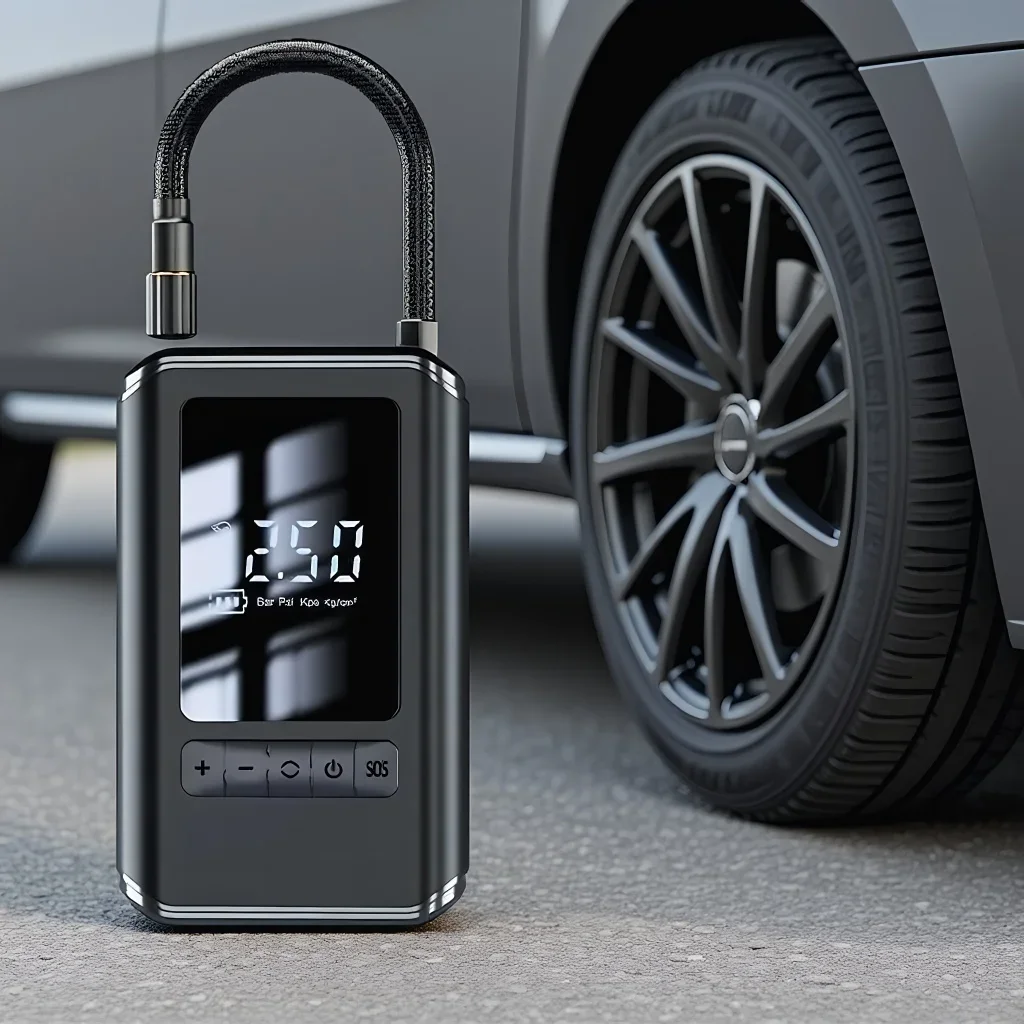 Electric Air Pump 4000mAh Battery Portable, Rechargeable Digital Display Wireless Tire Inflator with LED Light
Electric Air Pump 4000mAh Battery Portable, Rechargeable Digital Display Wireless Tire Inflator with LED Light