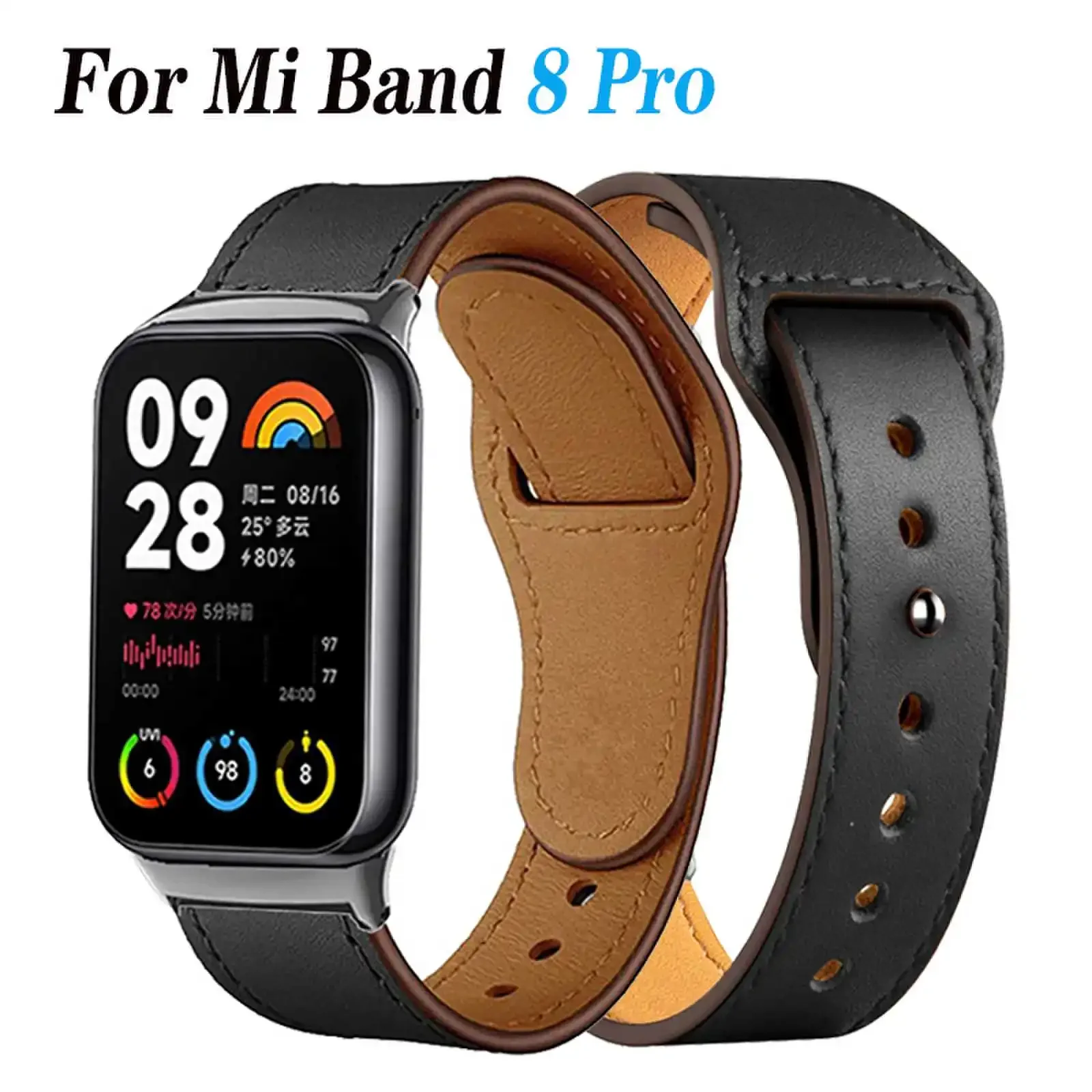 Ремешок кожаный для Xiaomi Mi Band 8 Pro, сменный Браслет для смарт-часов Mi Band 8 Pro
Ремешок кожаный для Xiaomi Mi Band 8 Pro, сменный Браслет для смарт-часов Mi Band 8 Pro