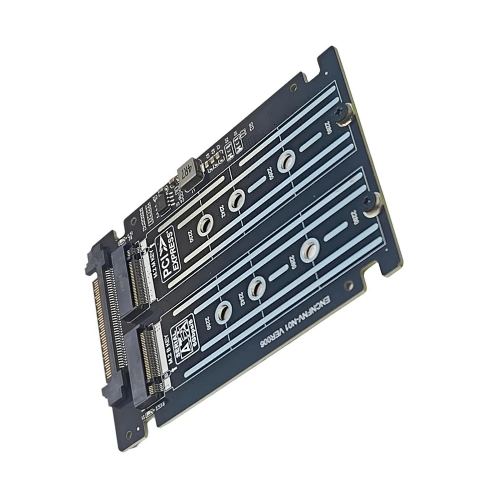 Двойной SSD M.2 M-KEY NVME PCI-E4.0 Gen4 M.2 B-Key SATA 6Gbps 2-в-1 с интерфейсом SFF-8639 U. 2-портовый адаптер-конвертер
Двойной SSD M.2 M-KEY NVME PCI-E4.0 Gen4 M.2 B-Key SATA 6Gbps 2-в-1 с интерфейсом SFF-8639 U. 2-портовый адаптер-конвертер