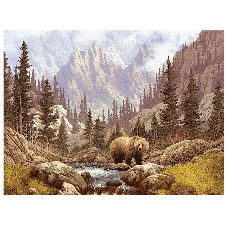 Набор алмазной живописи «Медведь», горный лес, полная алмазная вышивка, мозаика, хиппи, эстетическое пляжное одеяло, домашний декор для колледжа, ремесло
Набор алмазной живописи «Медведь», горный лес, полная алмазная вышивка, мозаика, хиппи, эстетическое пляжное одеяло, домашний декор для колледжа, ремесло