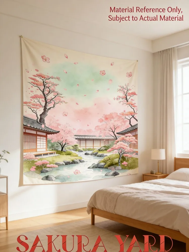 Japanese Sakura Garden Tapestry Aesthetic Wall Hanging for Bedroom Living Room Decor
Japanese Sakura Garden Tapestry Aesthetic Wall Hanging for Bedroom Living Room Decor