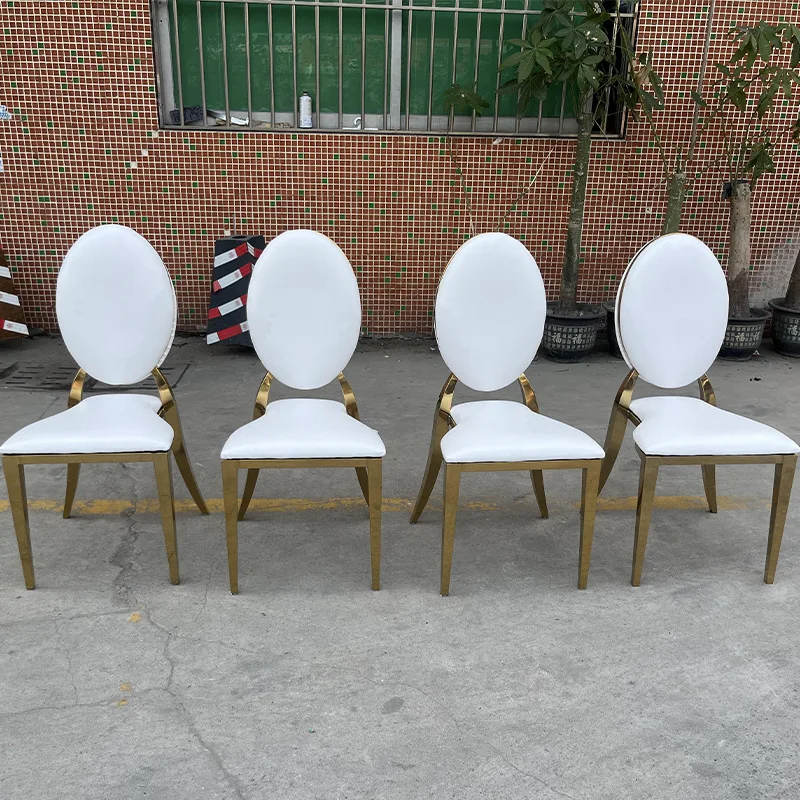 Stainless steel wedding creative decoration back flower round back hotel restaurant chair hollow
Stainless steel wedding creative decoration back flower round back hotel restaurant chair hollow