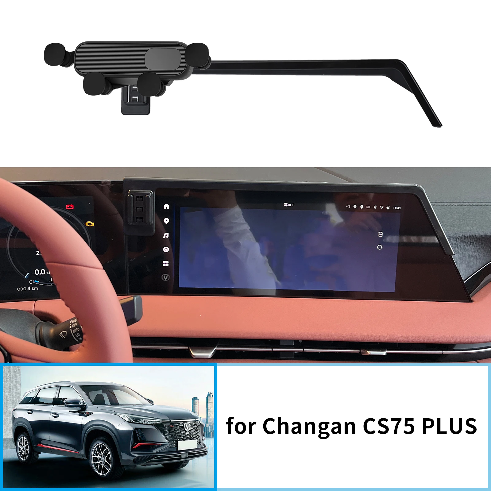 Car Mobile Phone Holder for Changan CS75 PLUS 2022 2023 2024 GPS Bracket Navigation Stand Auto Accessories
Car Mobile Phone Holder for Changan CS75 PLUS 2022 2023 2024 GPS Bracket Navigation Stand Auto Accessories