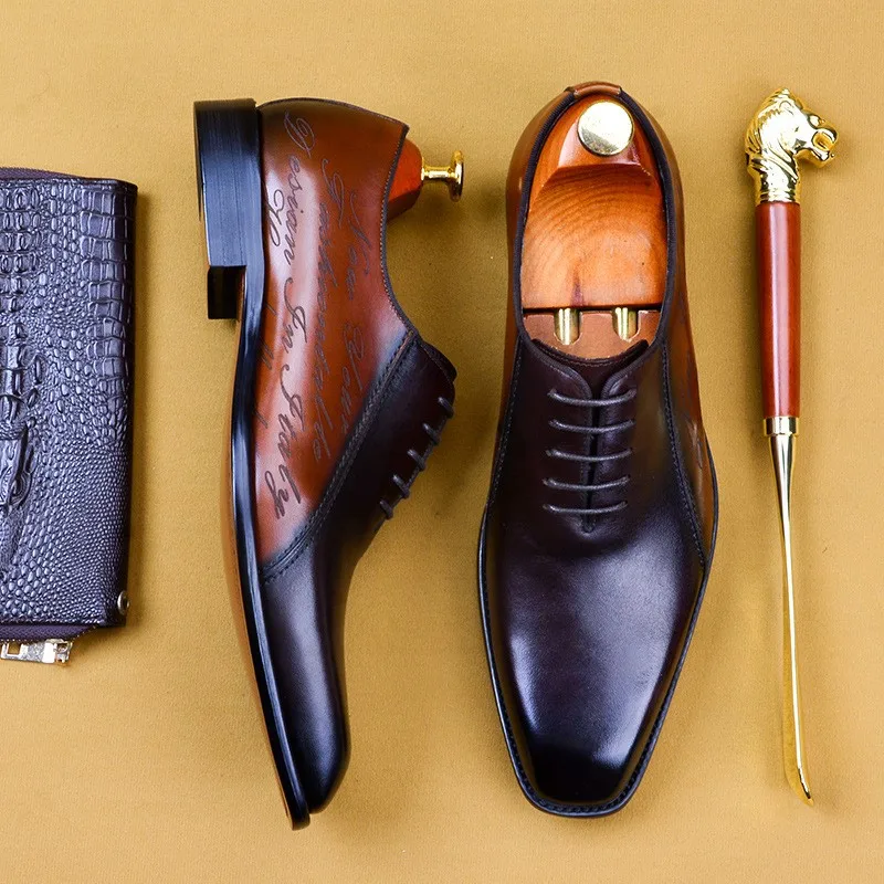 HKDQ Fashion Brogue Men Casual Dress Shoes Black High Quality Oxford Real Cowhide Leather Formal Shoes Male Party Shoe For Suit
HKDQ Fashion Brogue Men Casual Dress Shoes Black High Quality Oxford Real Cowhide Leather Formal Shoes Male Party Shoe For Suit