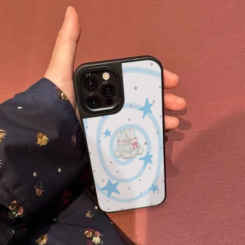 Creative Blue Swirl Star Rabbit Mobile Phone Case for IPhone 14 11 12 13 Pro Max Korean Kawaii Cute Mobile Phone Case
Creative Blue Swirl Star Rabbit Mobile Phone Case for IPhone 14 11 12 13 Pro Max Korean Kawaii Cute Mobile Phone Case