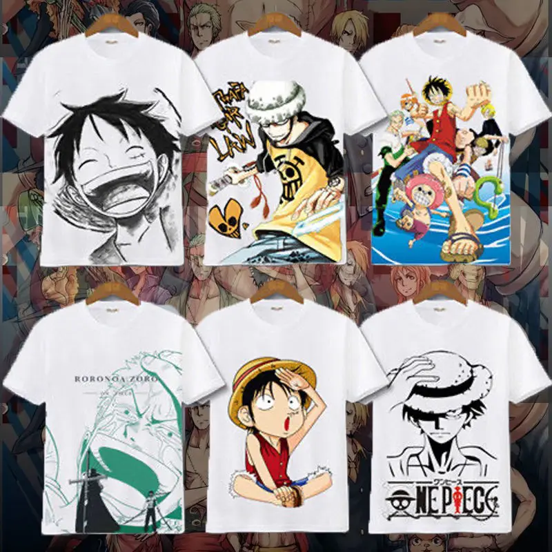 ONE PIECE Luffy, Ace, Sauron, Anime Peripheral Clothes Short-sleeved Men's and Women's Cartoon T-shirts Y2K
ONE PIECE Luffy, Ace, Sauron, Anime Peripheral Clothes Short-sleeved Men's and Women's Cartoon T-shirts Y2K