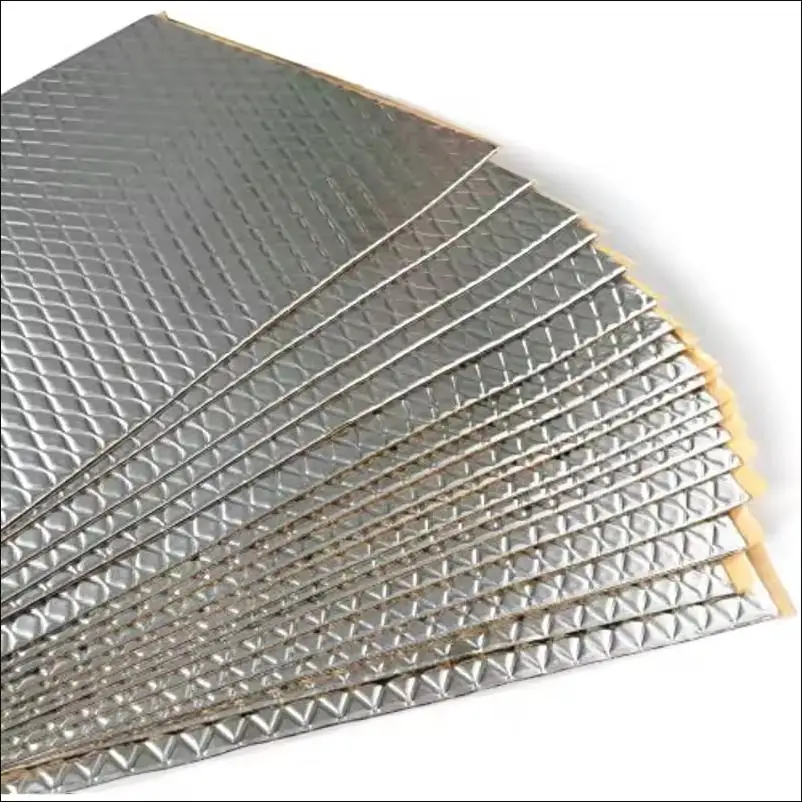50/10pcs 5MM Aluminum Foil Car Sound Heat Insulation Cotton Mats Engine Bonnet Firewall Noise Proofing Deadener Anti-Noise Pads
50/10pcs 5MM Aluminum Foil Car Sound Heat Insulation Cotton Mats Engine Bonnet Firewall Noise Proofing Deadener Anti-Noise Pads