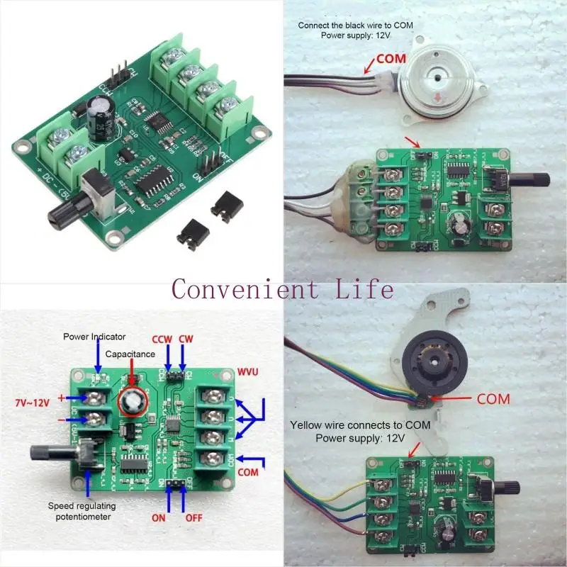 L1EE 1Pc 5V-12V for DC Brushless Driver Board Controller For Hard Drive Motor 3/4 Wir
L1EE 1Pc 5V-12V for DC Brushless Driver Board Controller For Hard Drive Motor 3/4 Wir
