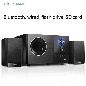 2.1 Desktop High Power Computer Bluetooth Speaker Multifunctional Subspeaker Host Plug Home Theater Sound System Caixa De Som