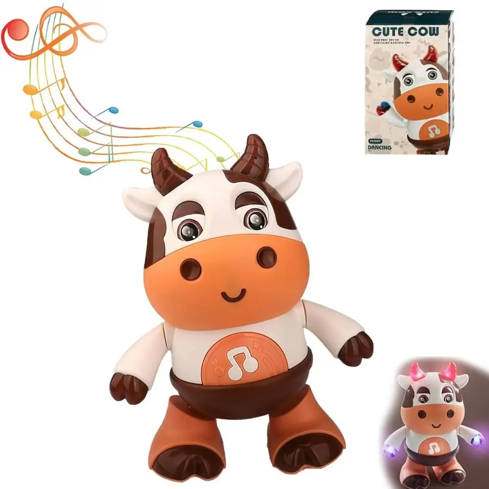 Electric Light Up Dancing Cow Toy ABS Drop Resistant Musical Dancing Cow Toy With LED Lights With Music Cow Baby Musical Toys
Electric Light Up Dancing Cow Toy ABS Drop Resistant Musical Dancing Cow Toy With LED Lights With Music Cow Baby Musical Toys