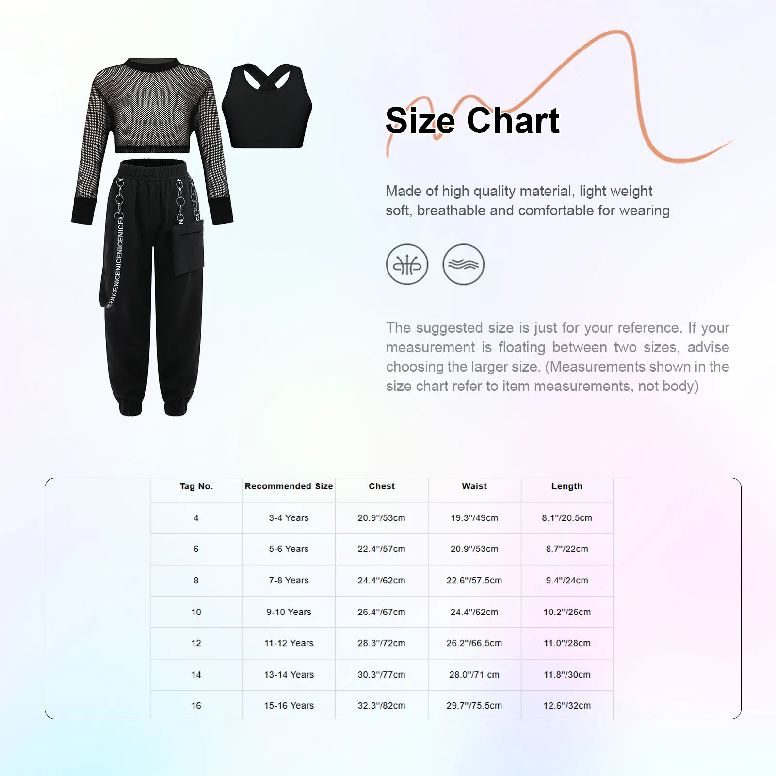 Kid Cool Hip Hop Clothing Dance Set 3 Piece Outfit Vest with Cargo Pants and Mesh Long Sleeve Crop Top for Workout Performance
Kid Cool Hip Hop Clothing Dance Set 3 Piece Outfit Vest with Cargo Pants and Mesh Long Sleeve Crop Top for Workout Performance
