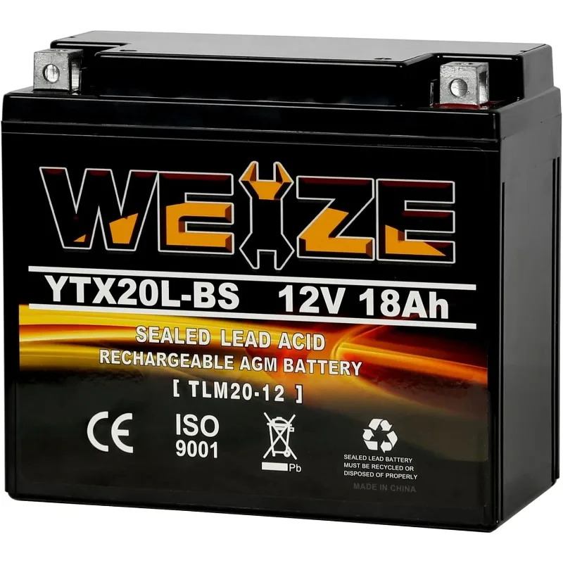 YTX20L-BS Высокопроизводительная мощность для спорта - без обслуживания - герметичная батарея AGM ETX20L BS для мотоцикла, квадроцикла, UTV
YTX20L-BS Высокопроизводительная мощность для спорта - без обслуживания - герметичная батарея AGM ETX20L BS для мотоцикла, квадроцикла, UTV