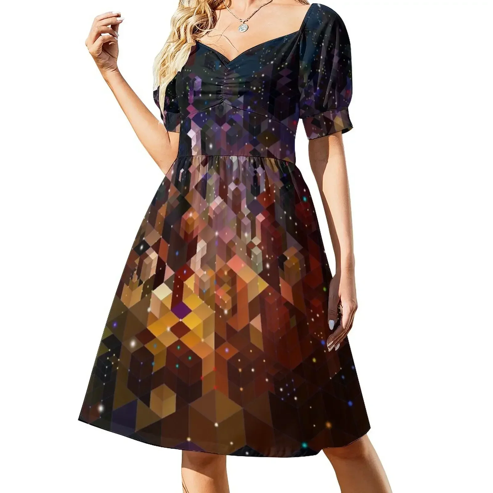 City of Lights Short-Sleeved Dress elegant chic wedding evening dresses dresses for special events Dress woman Evening dresses
City of Lights Short-Sleeved Dress elegant chic wedding evening dresses dresses for special events Dress woman Evening dresses